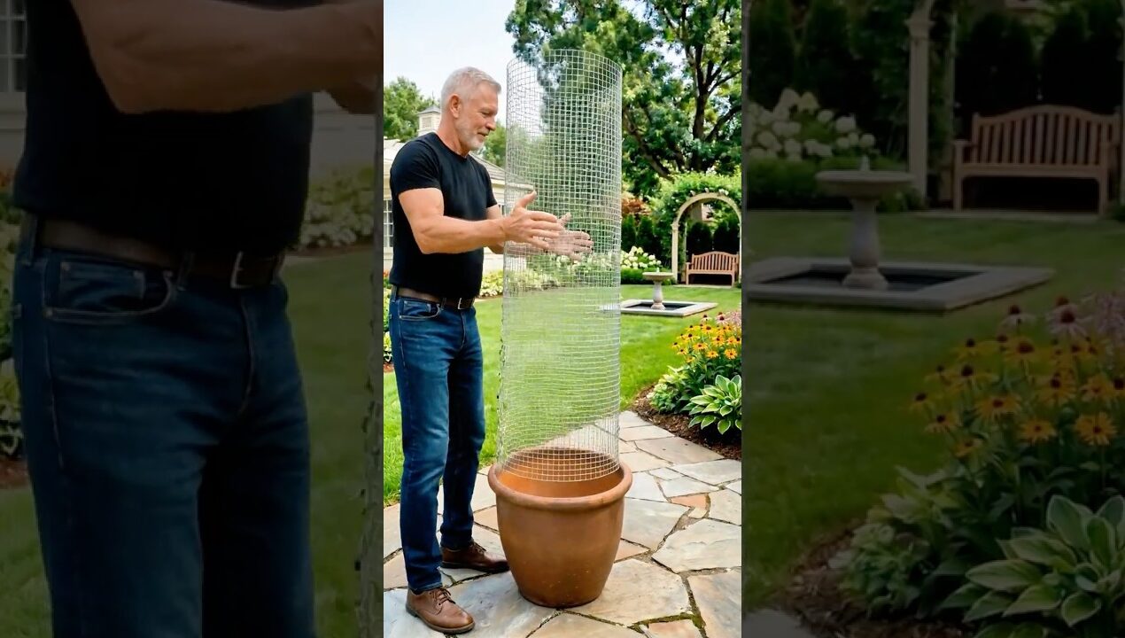 Create a Vertical Garden Anywhere DIY Garden Idea 🌻🌻🌻🌿