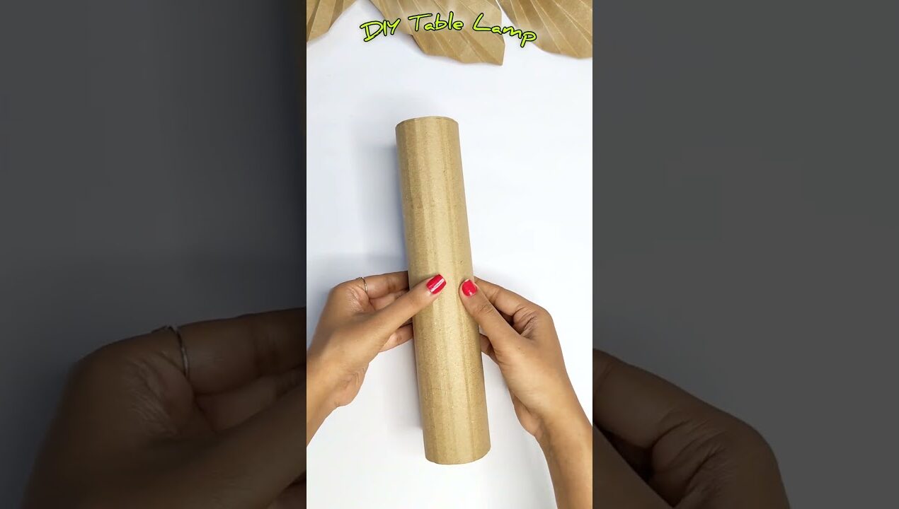 Easy Table Lamp Making – How to Make Table Lamp #diy #homedecor #tablelamp #nightlamp #craft