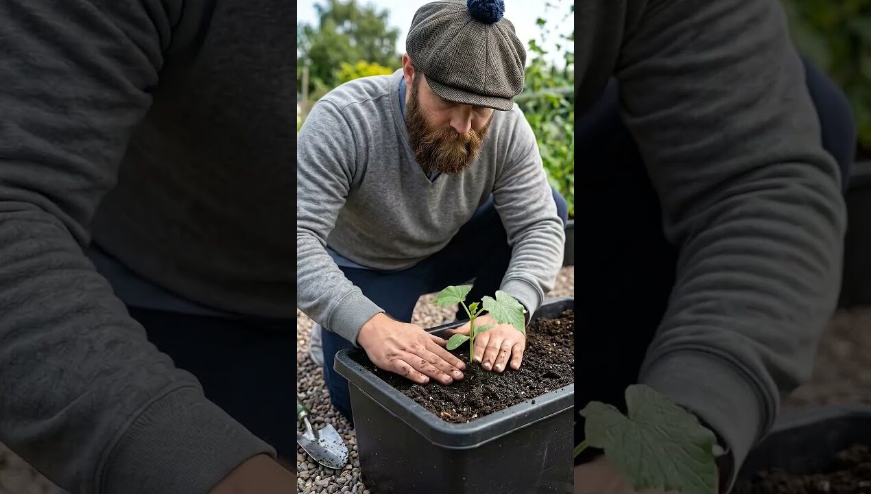 Genius Cucumber Trellis from TIRES & Concrete! 😱 DIY