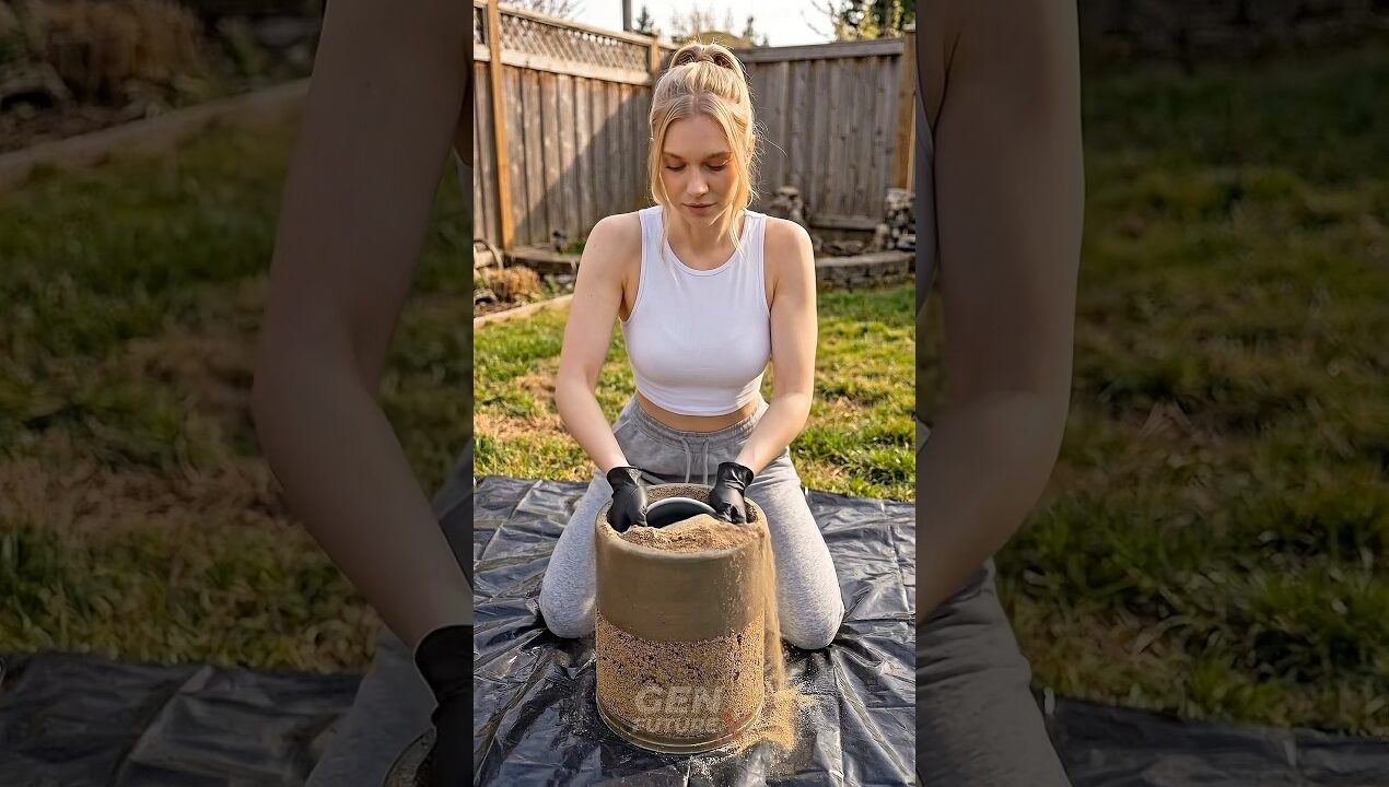 DIY Heart Cement Planter Step by Step ❤️ | Beautiful Concrete Planter Making