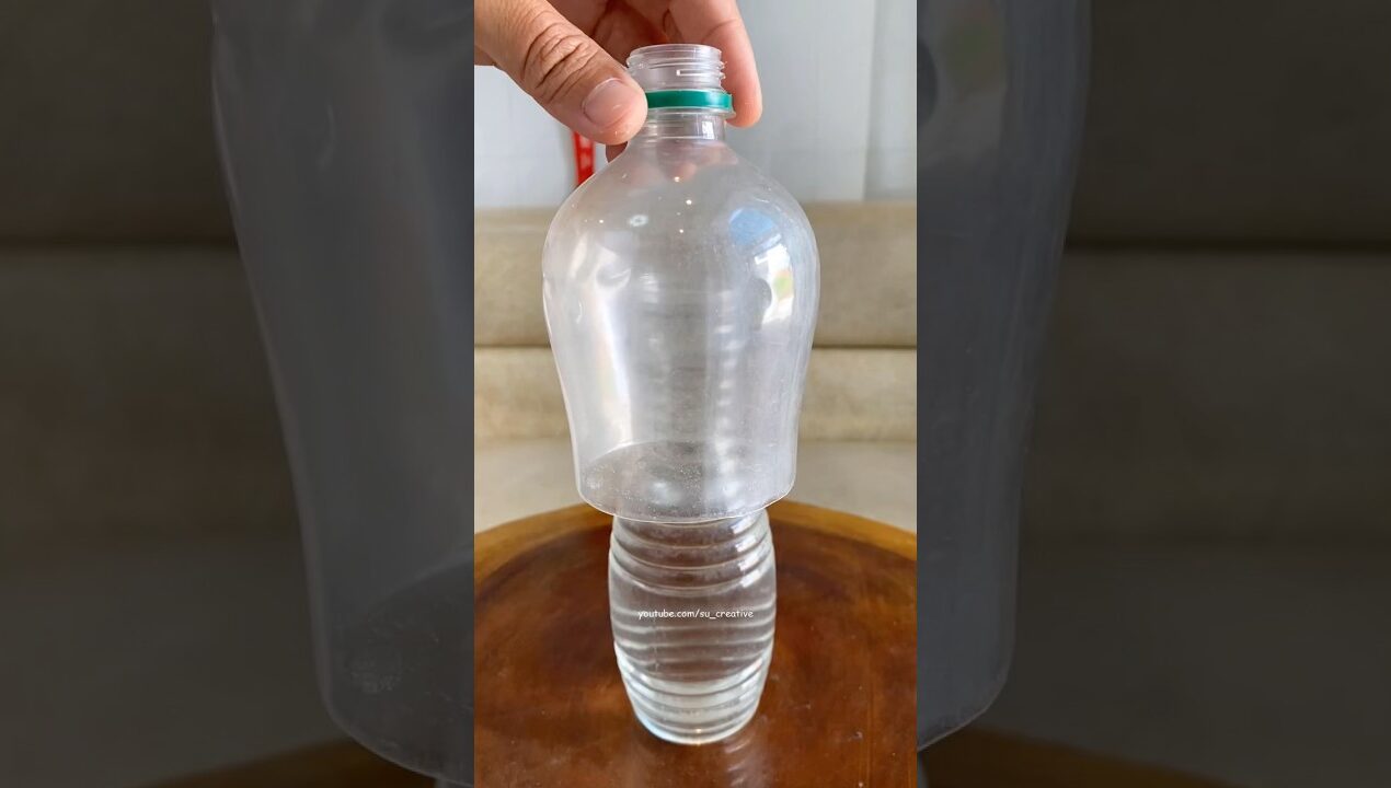 Smart Idea with Plastic Bottles and Glass Bottles #diy #creative #ideas #tricks #lifehacks