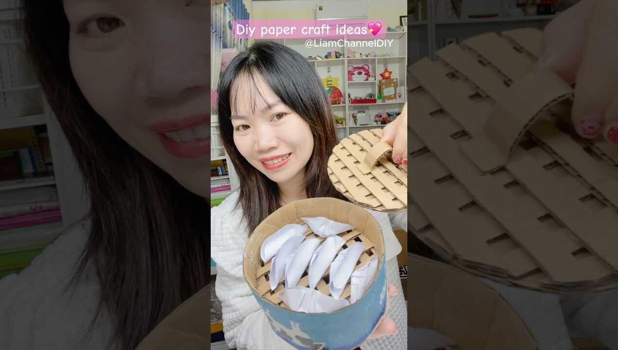 Paper dumplings tutorial 🥟 #diy #food #dumplings #diycrafts#liamchannel #papercraft