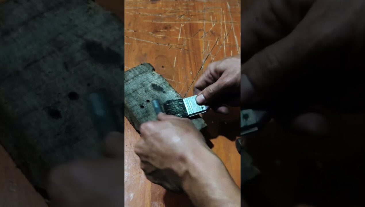 Simple tips for cleaning paint off brushes #diy #ideas #shorts #tips
