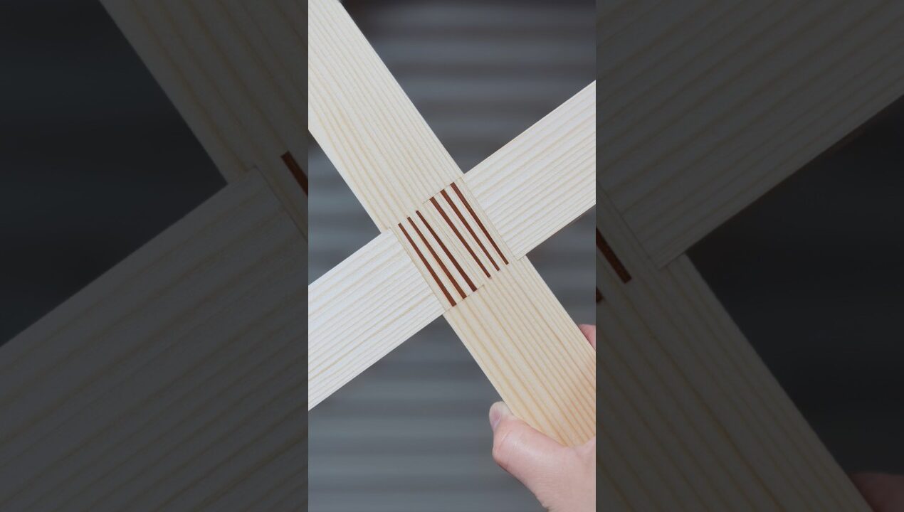 A New Wedge Joint #shorts #woodworking #diy