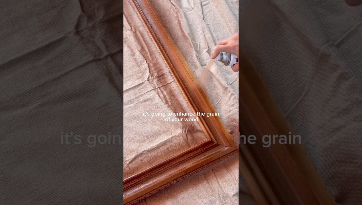 Wood Spray STAIN?! @Varathane_US is GENIUS! #DIY #homedepotpartner #THDVarathane @Hom@HomeDepot