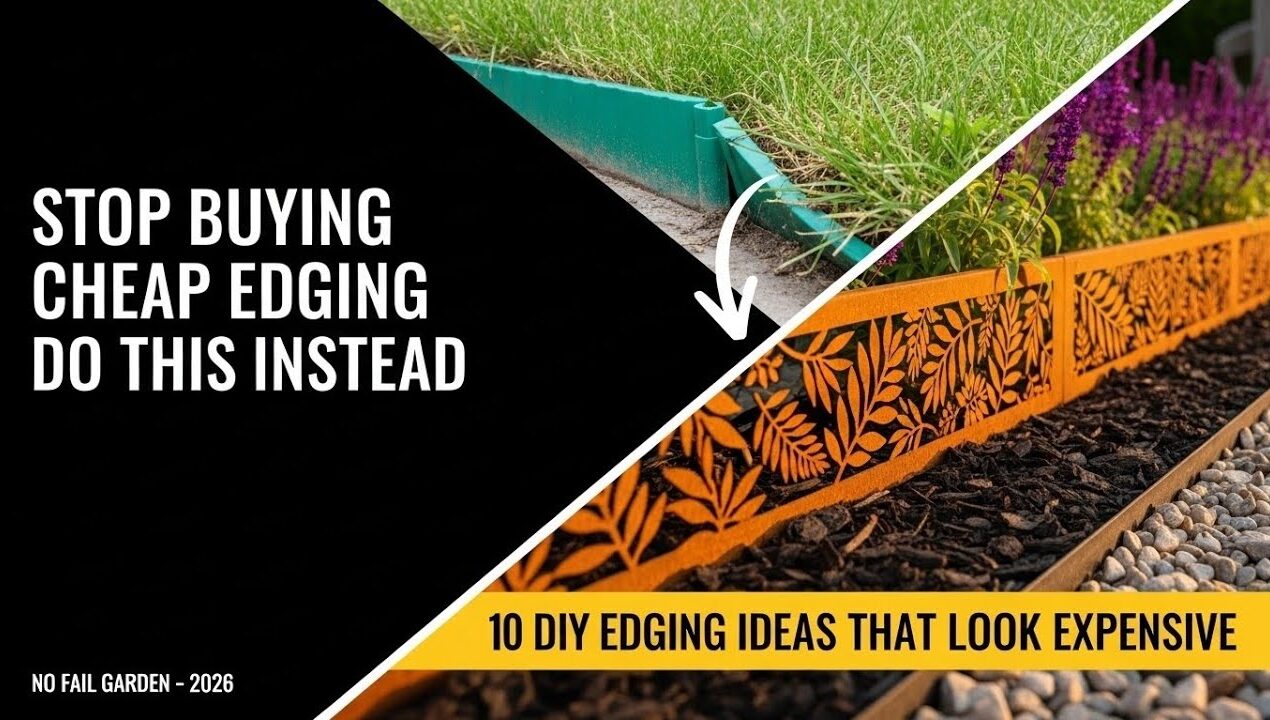 10 DIY Garden Edging Ideas That Make Your Backyard Look EXPENSIVE (You Won’t Believe #5!)