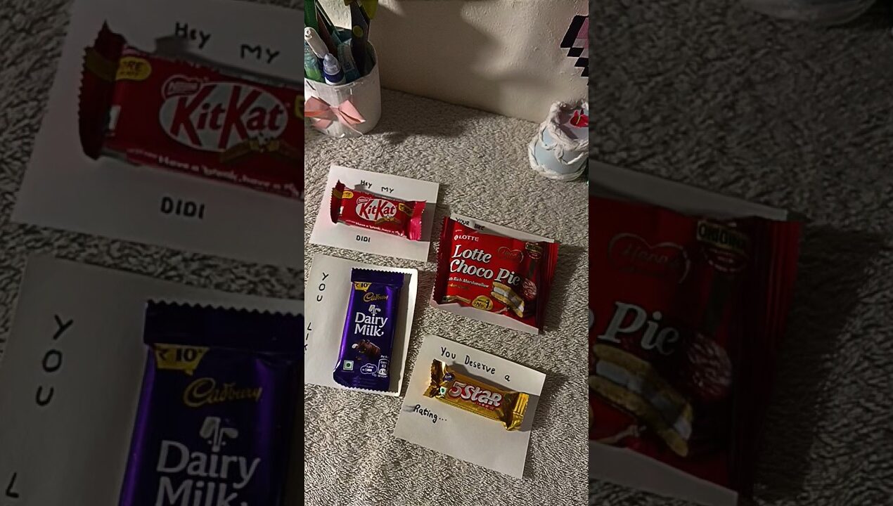 cute chocolate card ideas #diy #card#ideas