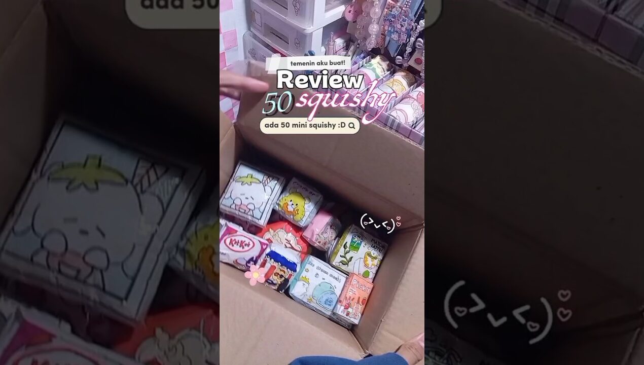 REVIEW DIY MINI SQUISHY  COLLECTION✨🫐 #shorts #review #squishy #diy #aesthetic #viral