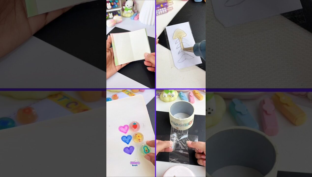 4 Creative Craft Ideas 🤩 #diy #shorts #craft #helenascraft #diyideas