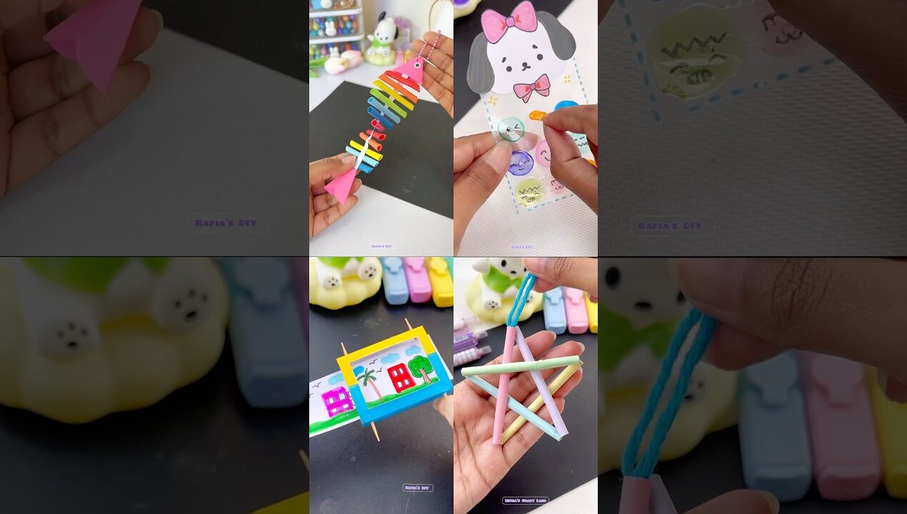 🤩 #diy #diycraft #youtubeshorts #craft #paper #shorts #cute #art
