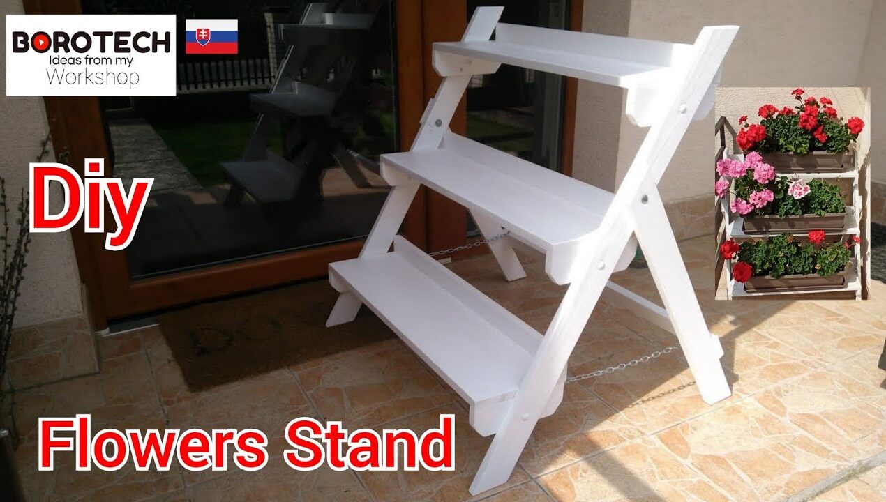 # 16 – Diy – Jednoduchý drevený stojan na kvety