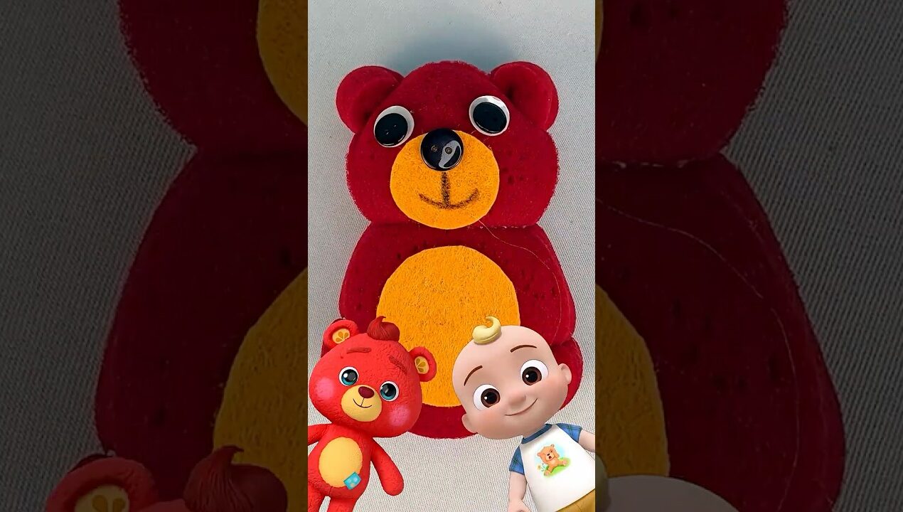 CoComelon Crafts! My Bestie Bear, BOBA! 🧸 Easy DIY for Kids ✂️🖌️
