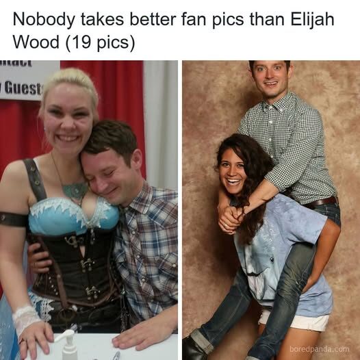 The King of Fan Encounters: Why Elijah Wood Takes the Absolute Best Fan Pics in Hollywood
