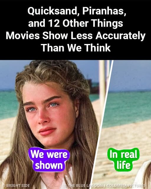 Quicksand, Piranhas, and 12 Other Things Movies Always Get Wrong