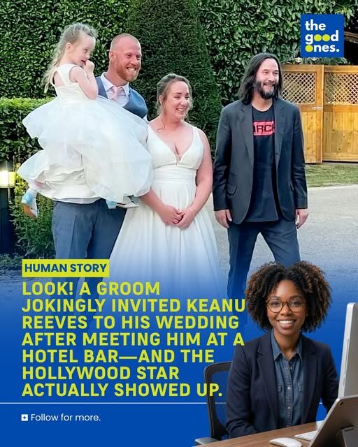 A Groom Casually Invited Keanu Reeves to His Wedding—and the Actor Actually Showed Up