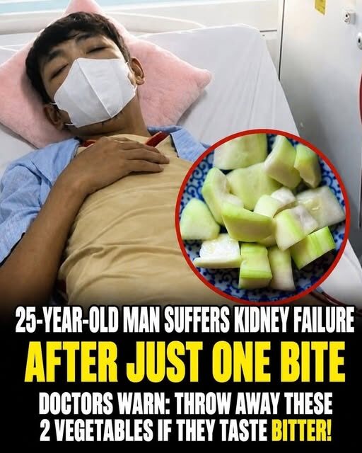 25-Year-Old Man Suffers Acute Kidney Failure After Just One Bite — Doctors Issue Urgent Warning About Bitter Vegetables!