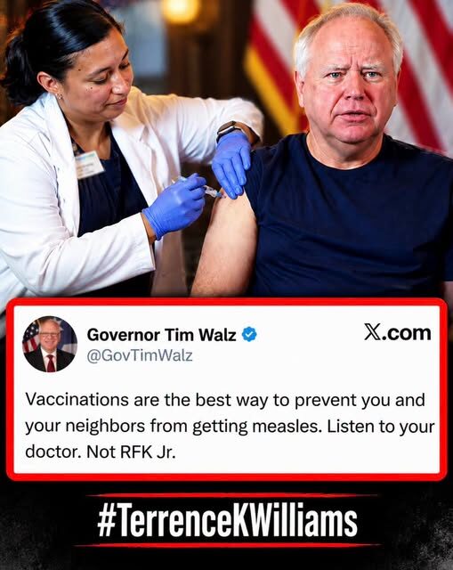 Tim Walz Urges Americans to Prioritize Measles Vaccines Over RFK Jr.’s Advice