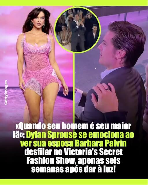 Dylan Sprouse se emociona ao ver Barbara Palvin brilhar no Victoria’s Secret Fashion Show