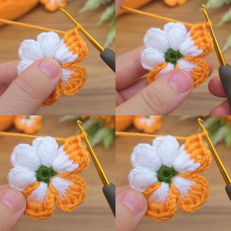 How to Crochet a Two-Tone Flower: Step-by-Step Guide