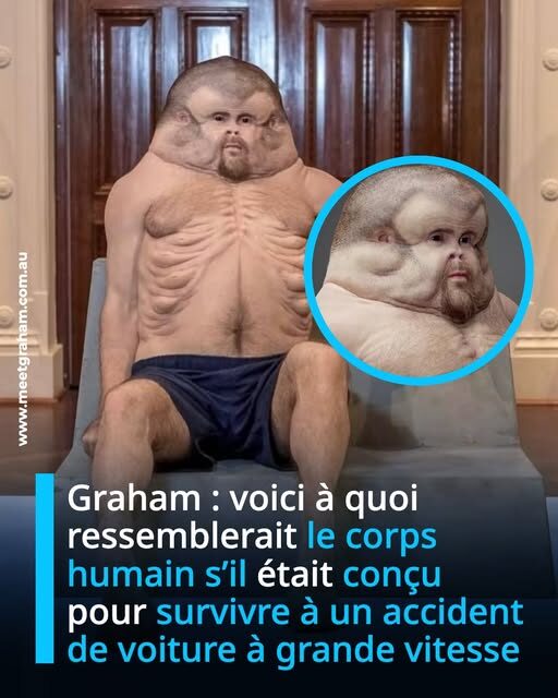 Meet Graham: The Disturbing Reality of What Humans Would Look Like if We Were Built to Survive Car Crashes