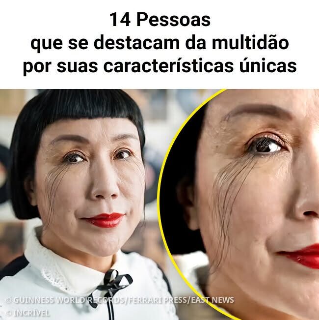 14 personas que destacan entre la multitud por sus características únicas.